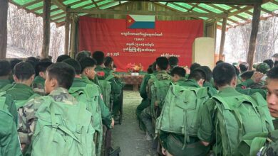 Members of the Student Revolutionary Force in April (Photo:SRF)