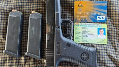 Items belonging to deceased junta Col. Zaw Myo Tint, who was captured by resistance forces in mid-October in Sagaing Township (Photo: Eagle Brothers Guerrilla Force)